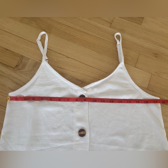 NWOT Amazon White Sleeveless Top - Picture 3 of 6